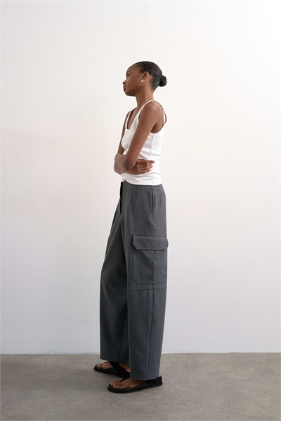 Брюки-карго с зауженным кроем артикул 153023590