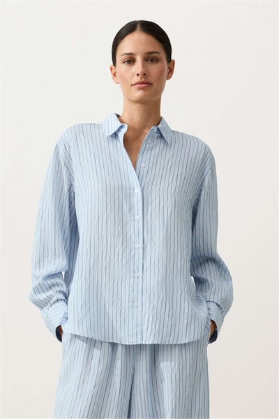 Рубашка в полоску артикул 156340928