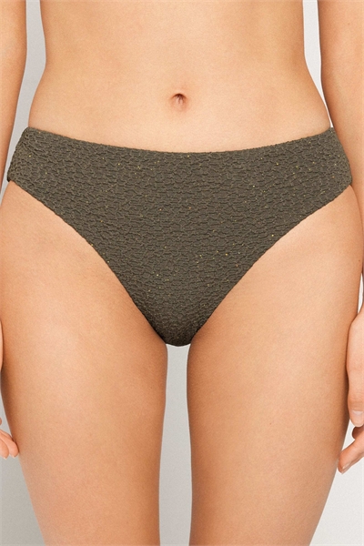 Классические плавки-бикини Crinkle Dune в зеленом камуфляжном расцветке артикул 156517989