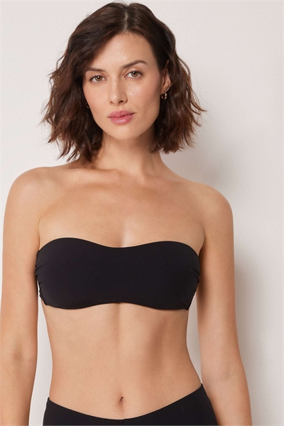 Бандо-топ для бикини премиум-класса черного цвета артикул 156518313