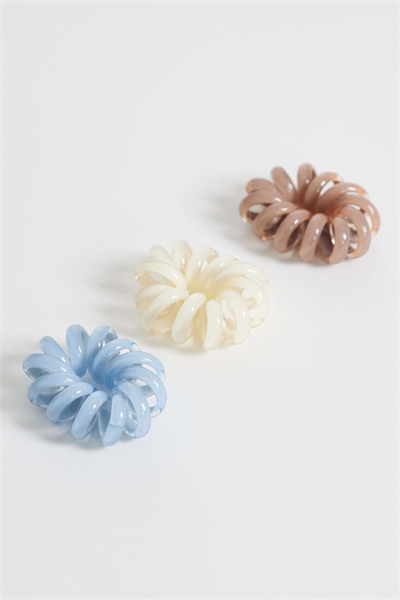 Набор из 3 эластичных резинок для волос с ложкой артикул 153286733