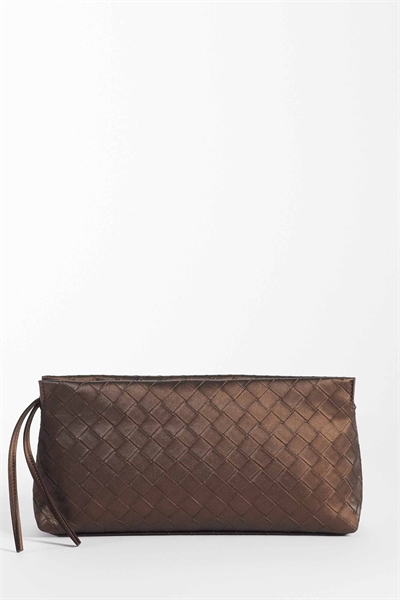 Сумочка-клатч с застежкой-молнией и плетеным верхом артикул 154607962