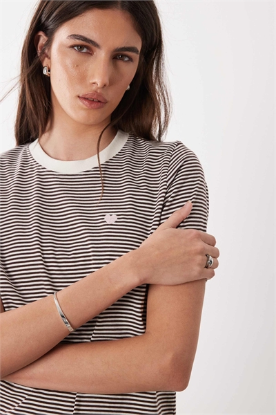 Футболка с принтом в виде сердца артикул 155250466