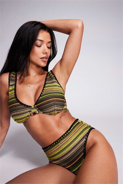 Бюстгальтер-бикини с косточками «Fuller Bust Kenny» от Kenny Marina del Rey, связанный крючком артикул 150783606