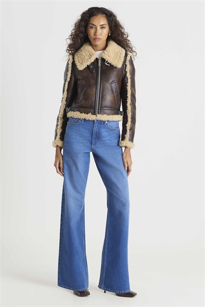 Джинсы с прямым кроем и заниженной посадкой из денима — средний размер артикул 155894742