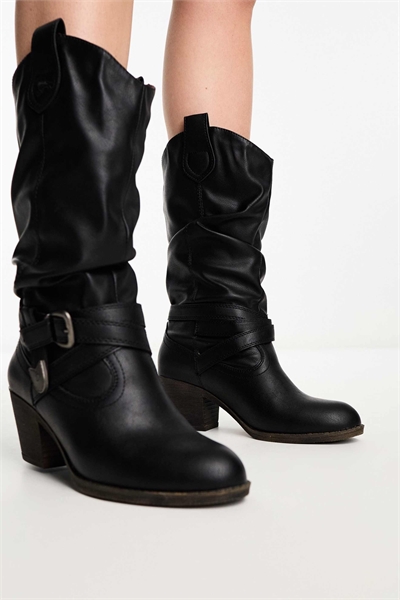 Ковбойские сапоги Rocket Dog Sidestep черного цвета артикул 132827420