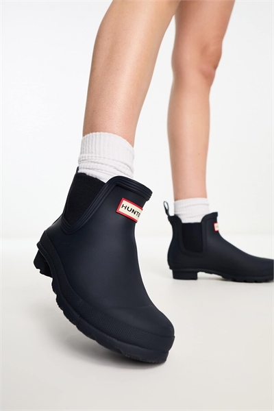 Оригинальные ботинки «Челси» темно-синего цвета артикул 132827320