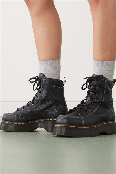 Ботинки Buzz 8 с 8-ми отверстиями для шнурков, черные артикул 153017664