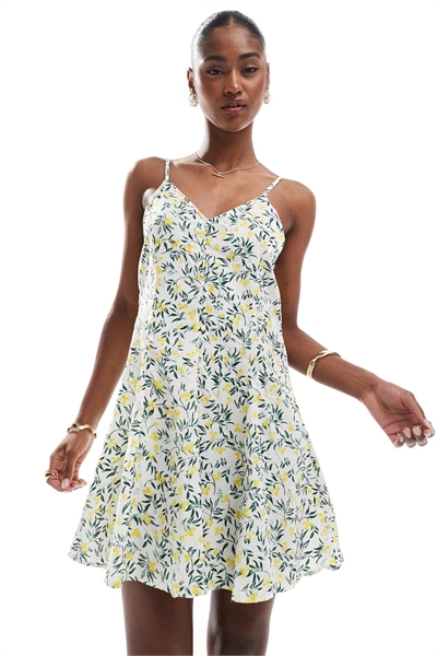 Мини-платье из ками с завязками на спине артикул 144767654