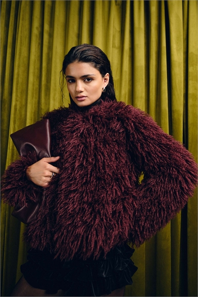 Куртка из искусственной овчины артикул 145397481