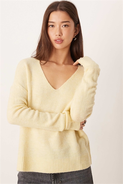 Свитер с V-образным вырезом артикул 151095052