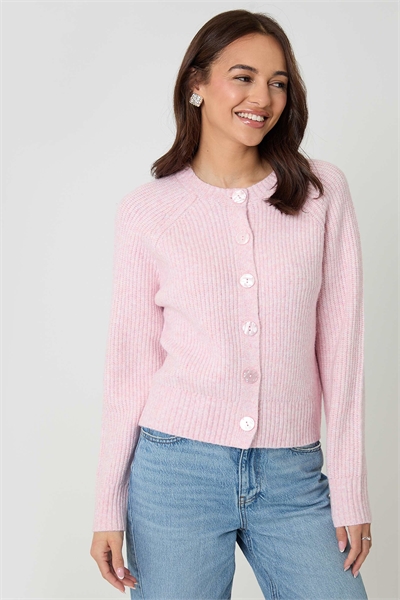 Кардиган из толстой вязки на пуговицах артикул 155781983