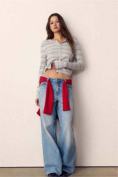 Вязаный кардиган серого меланжевого цвета артикул 155538173