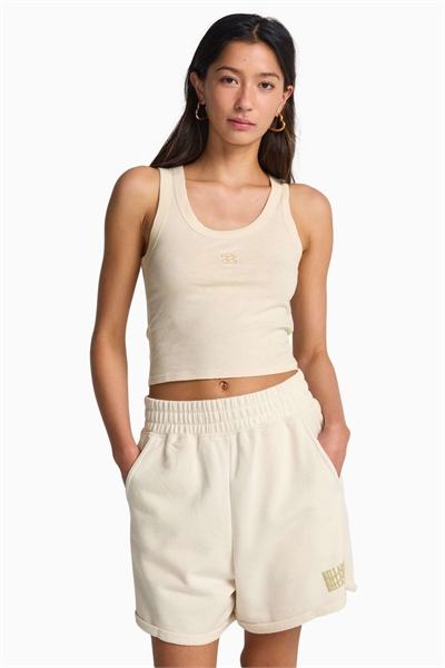 Обычные шорты на резинке цвета «солевой кристалл» артикул 155519622