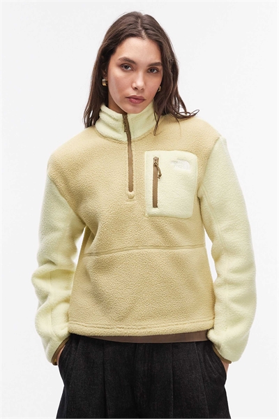 Флисовая кофта Yumiori с 1/4-й застежкой-молнией, желтого цвета артикул 154608896