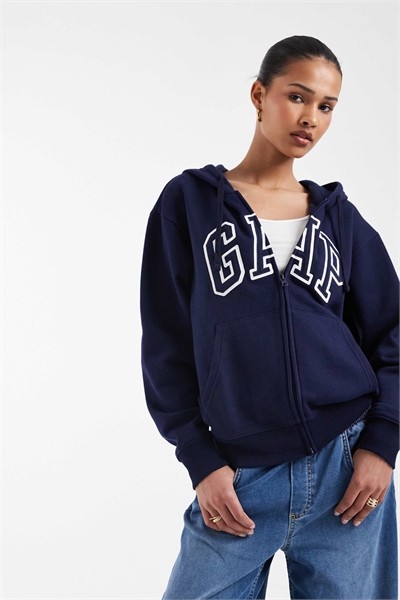 Толстовка с капюшоном на молнии и логотипом артикул 151786333