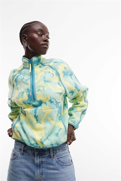 Флисовая кофта Bamburgh с полузастежкой-молнией, зелёно-жёлтого цвета артикул 155414965