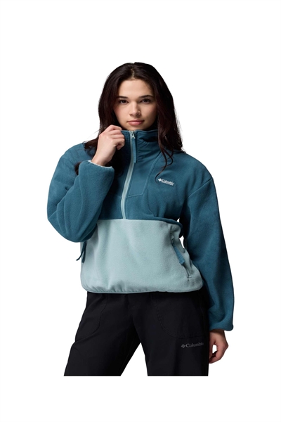 Флисовая кофта с полузастежкой-молнией «Sequoia Grove» синего цвета артикул 155579351