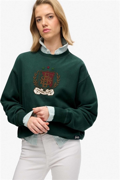 Футболка Crest свободного кроя темно-сосново-зеленого цвета артикул 155932826