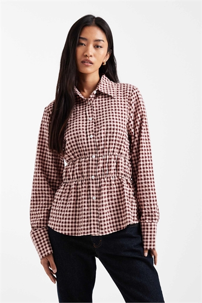 Рубашка с драпировкой артикул 154212863