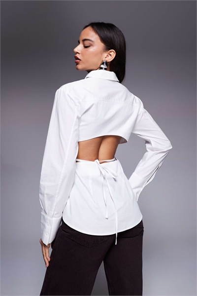 Рубашка из коллекции ASOS X THE SOURCED с завязкой сзади артикул 151633470