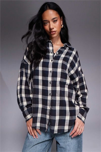 Рубашка с эффектом потертости артикул 145753504