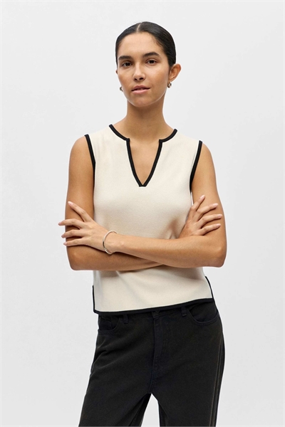 Вязаный топ цвета березы артикул 155919994