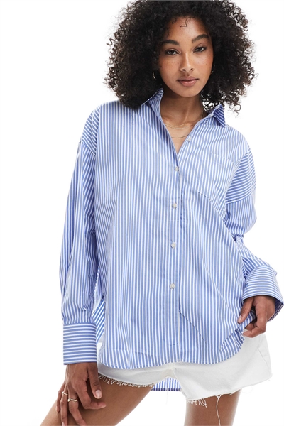 Рубашка из поплина свободного кроя Jamie артикул 147862207