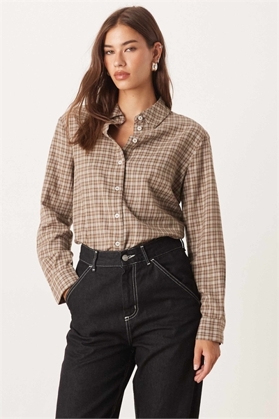 Рубашка-оксфорд свободного кроя в стиле «бойфренд» артикул 150598868