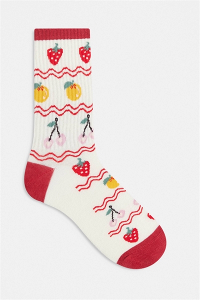 Носки с рисунком из разных фруктов артикул 152153679