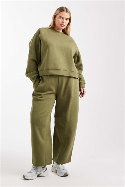 ASOS DESIGN — джоггеры Curve с широкими брючинами и завышенной талией артикул 147904933