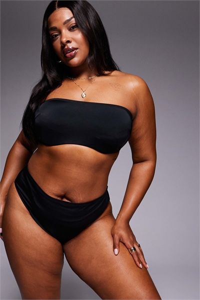 ASOS DESIGN Curve Maya Azores — бикини-трусики с высокой талией артикул 150778940