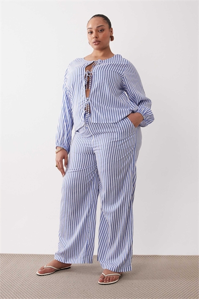 Брюки для пляжа с завязками спереди co-ord артикул 152383814