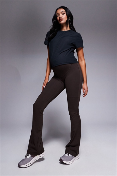 Леггинсы для йоги Maternity Icon с высокой талией и зауженными штанинами, изготовленные из мягкой ткани артикул 139771558