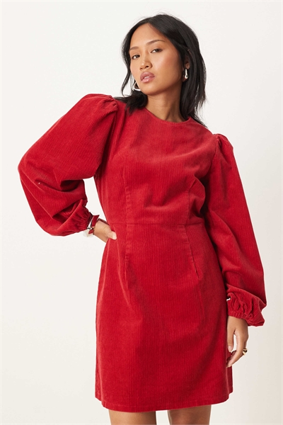 Мини-платье с рукавами-балонами и шнурком от Peggy артикул 150324880