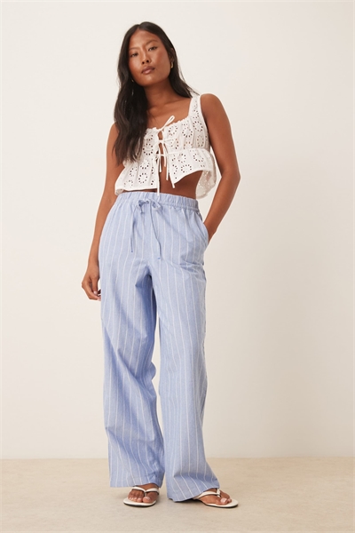 Брюки с широкими штанинами артикул 140700381