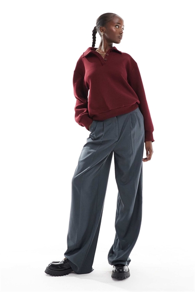 Брюки-папаши с широкими брючинами от Rita артикул 136854706