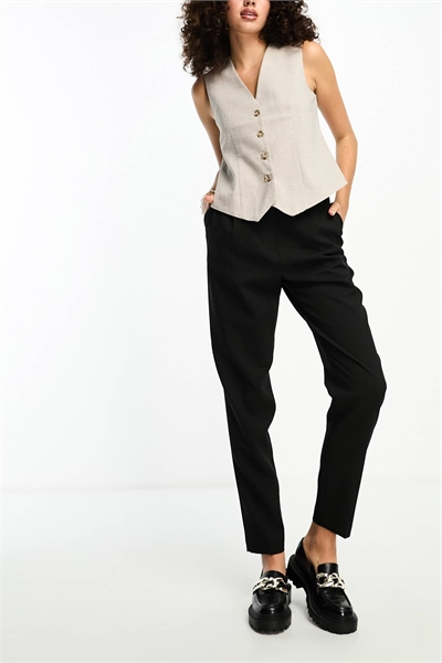 Высокие брюки зауженного кроя артикул 130133713