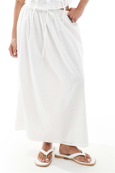 Юбка-макси с вышивкой артикул 142200908