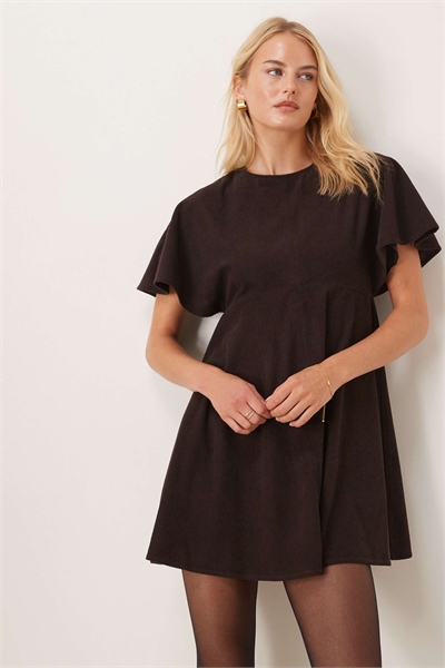 ASOS DESIGN: мини-платье из вельвета для высоких девушек с декоративной строчкой артикул 148522807