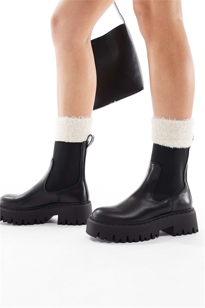 Массивные ботинки-челси Stella черного цвета артикул 147790250