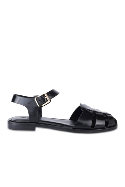 Кожаные плоские сандалии Lilly в стиле «фишермен» артикул 155817824