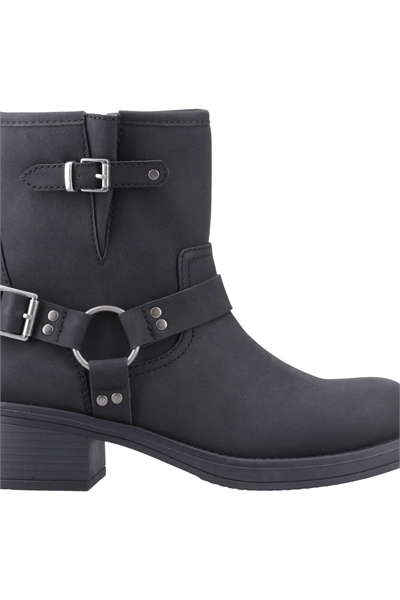 Ботинки-байкеры Nino средней высоты, черные артикул 150091584