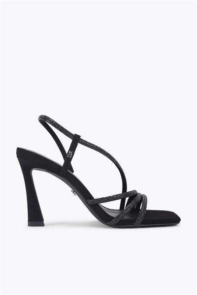 Сандалии Sweetie с каменными украшениями на каблуке артикул 155977102