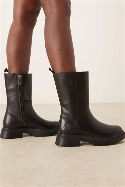 Высокие ботинки Cambria Valley на молнии из черной кожи артикул 149507722