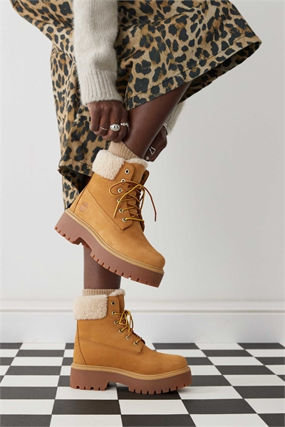 Ботинки Stone Street на 15-сантиметровом каблуке с подкладкой из нубука цвета пшеницы артикул 135459122