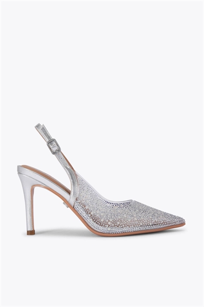 Виниловые туфли с открытой пяткой и каблуком от Positano артикул 155977468