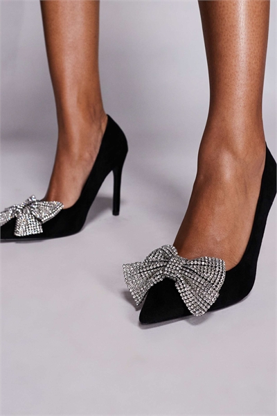 Туфли-лодочки «Ladies Night» с украшенным бантом артикул 149146021