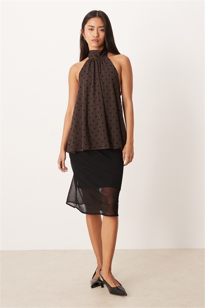 Прозрачная юбка до колен с подъюбником артикул 153646952