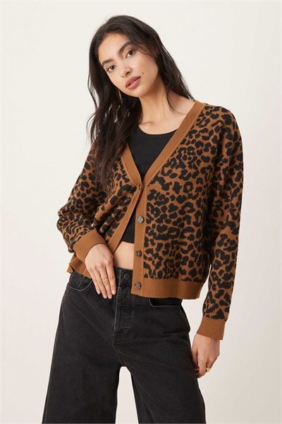 Кардиган с V-образным вырезом артикул 151634567